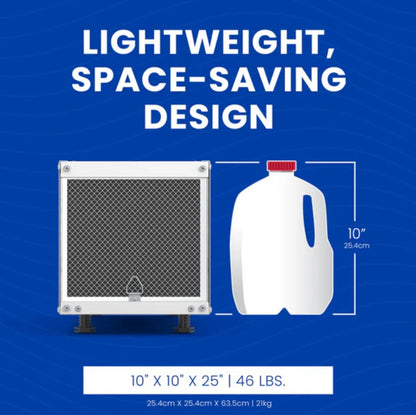 Aprilaire E050W - Wi-Fi Enabled Basement and Crawl Space Pro Dehumidifier, 50 Pints