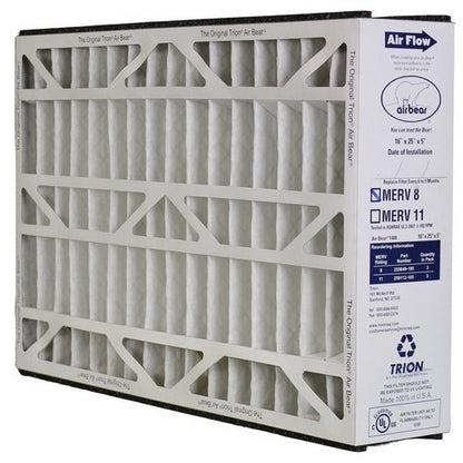 Trion Air Bear 255649-105 - Pleated Air Filter 16"x25"x5" MERV 8