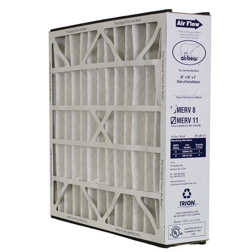 Trion Air Bear 259112-103 - Pleated Air Filter 20"x20"x5" MERV 11