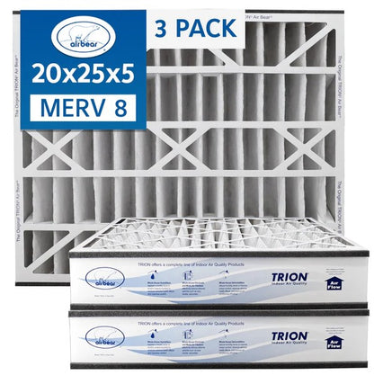 Trion Air Bear 255649-102 - Pleated Air Filter 20"x25"x5" MERV 8