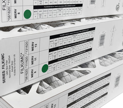 Carrier & Bryant FILXUMC081620 - 16" x 20" x 4" Pleated Air Filter, MERV 8 replaces old part # FILXXFNC0017