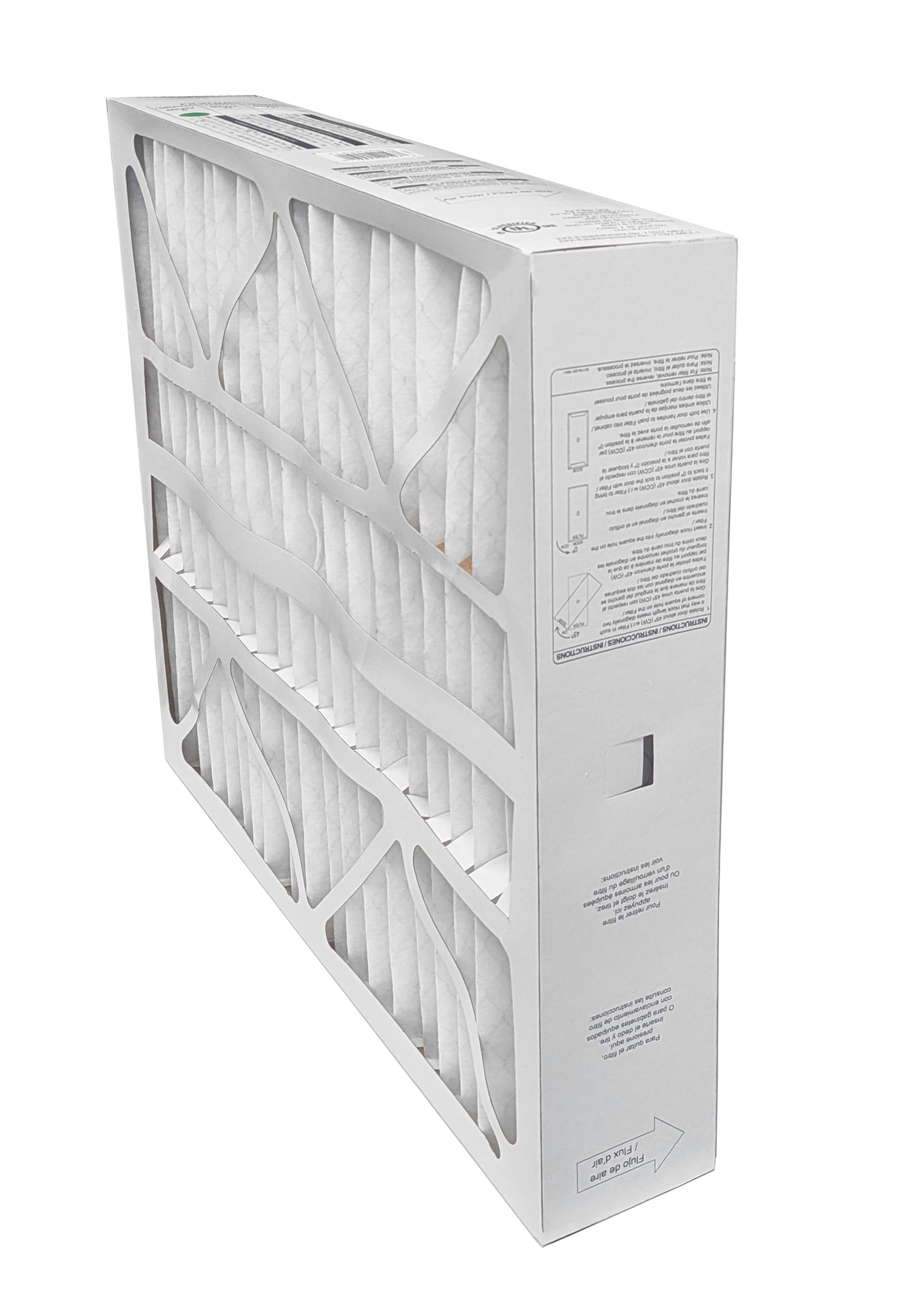 Carrier & Bryant FILXUMC082025 - 20" x 25" x 4" Pleated Air Filter, MERV 8 replaces old part # FILXXCAR0020