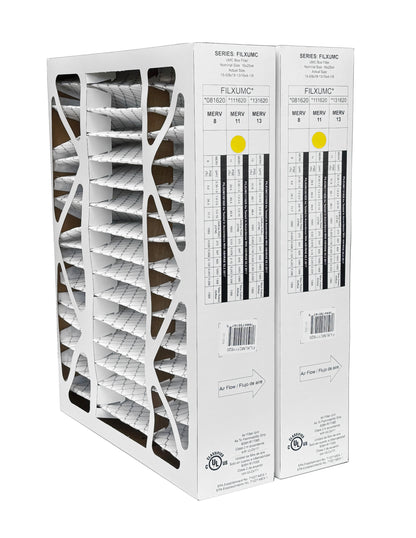 Carrier & Bryant FILXUMC111620 - 16" x 20" x 4" Pleated Air Filter, MERV 11 replaces old part # FILXXFNC0117