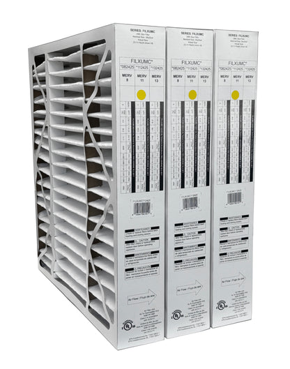 Carrier & Bryant FILXUMC112425 - 24" x 25" x 4" Pleated Air Filter, MERV 11 replaces old part # FILXXCAR0124