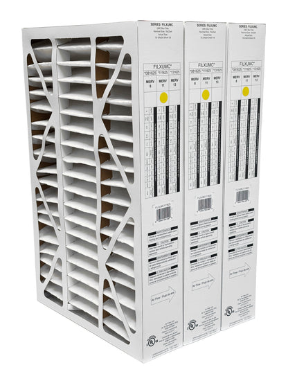 Carrier & Bryant FILXUMC111625 - 16" x 25" x 4" Pleated Air Filter, MERV 11 replaces old part # FILXXCAR0116