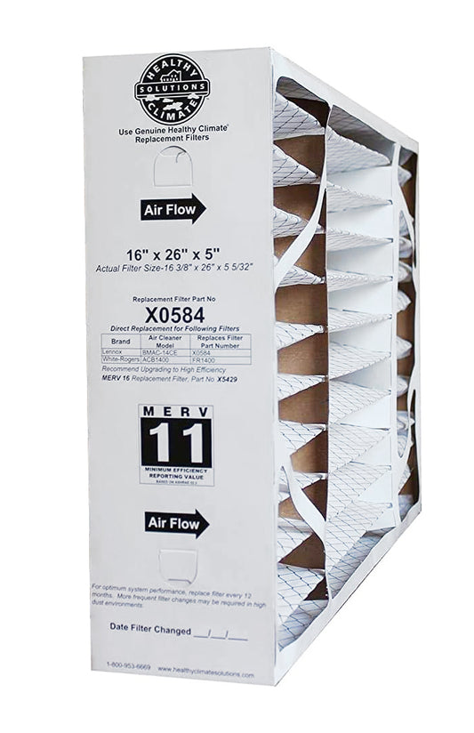 Lennox X0584 - BMAC 16" x 26" x 5" Furnace Filter