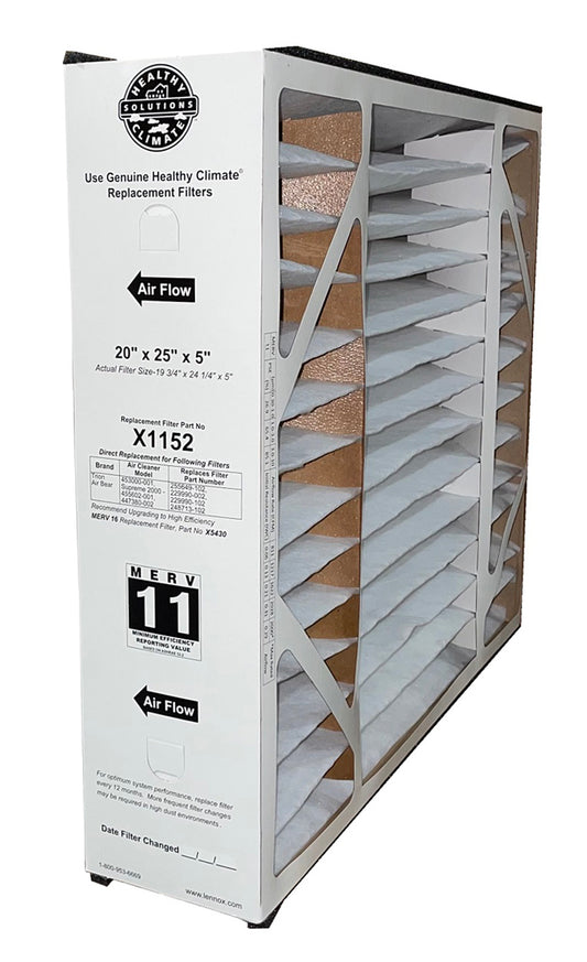 Lennox X1152 - MF1-20 20" x 25" x 5" Furnace Filter