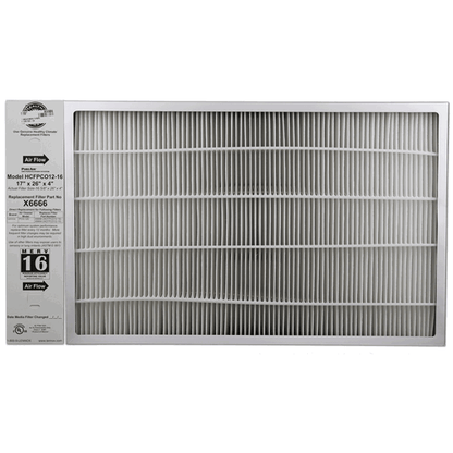 Lennox X6666 - PureAir PCO-12C MERV 16 Replacement Filter 17" x 26" x 4"