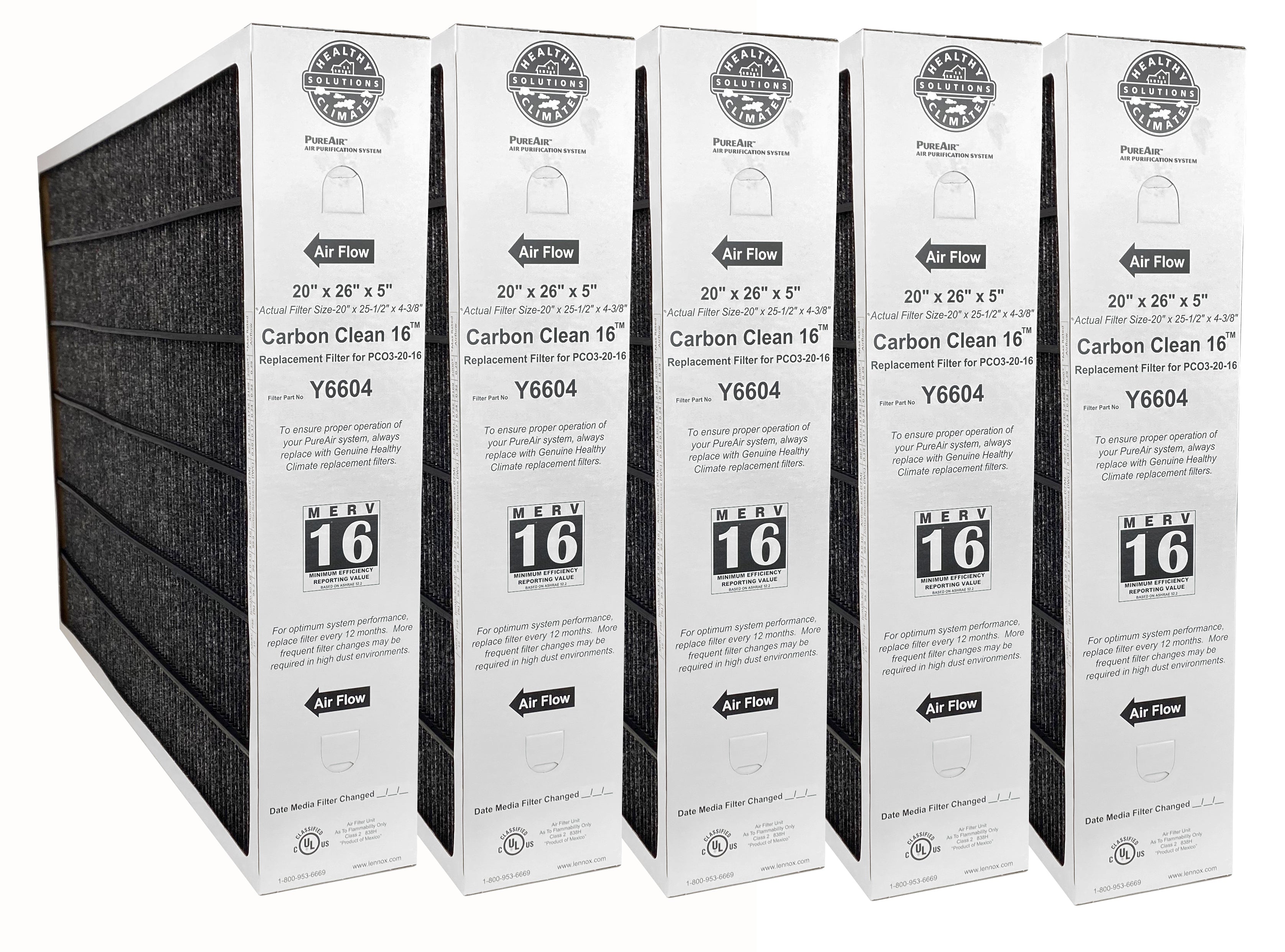 生ハム③ Lennox X6672 16x25x5 Furnace Filter, Lennox Healthy Climate Carbon