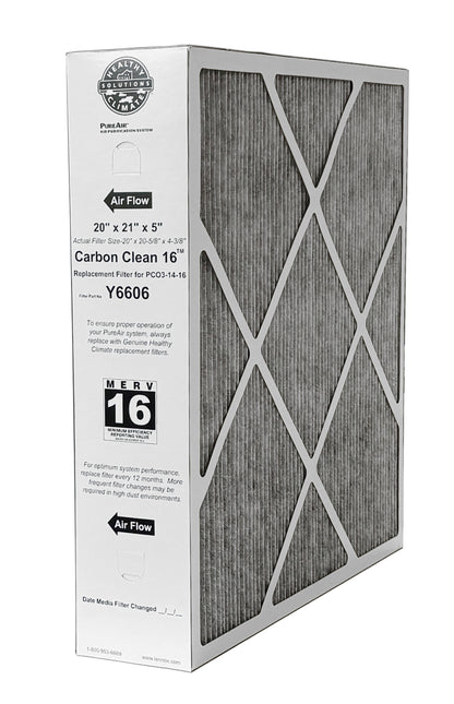 Lennox Y6606 - PureAir PCO3-14-16 MERV 16 Filter- 20" x 21" x 5"