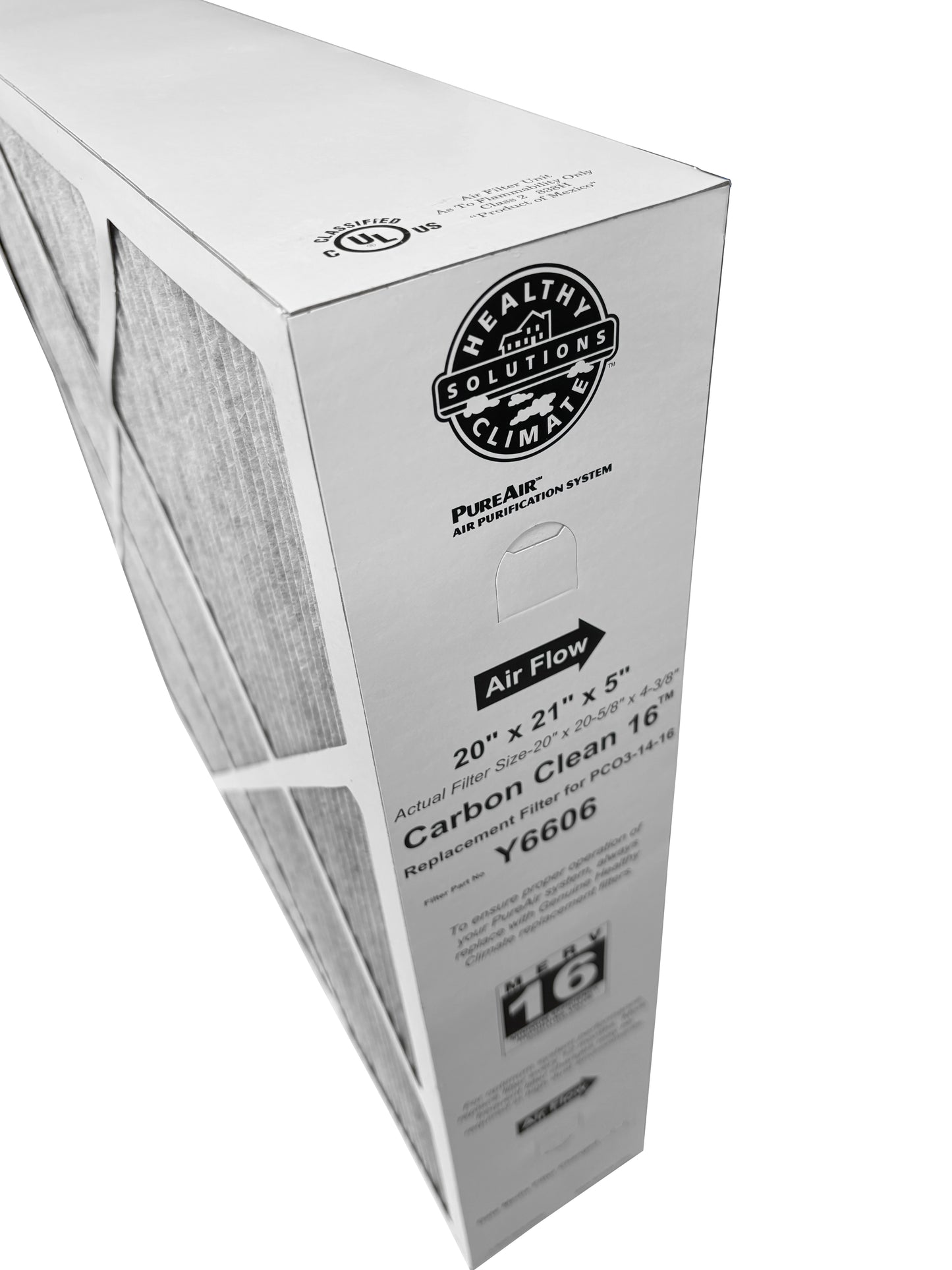 Lennox Y6606 - PureAir PCO3-14-16 MERV 16 Filter- 20" x 21" x 5"