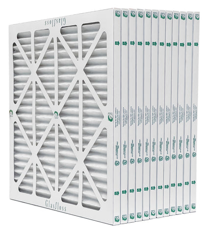 Glasfloss ZLP20251 - 20" x 25" x 1" Z-Line Pleated Air Filter, MERV 10