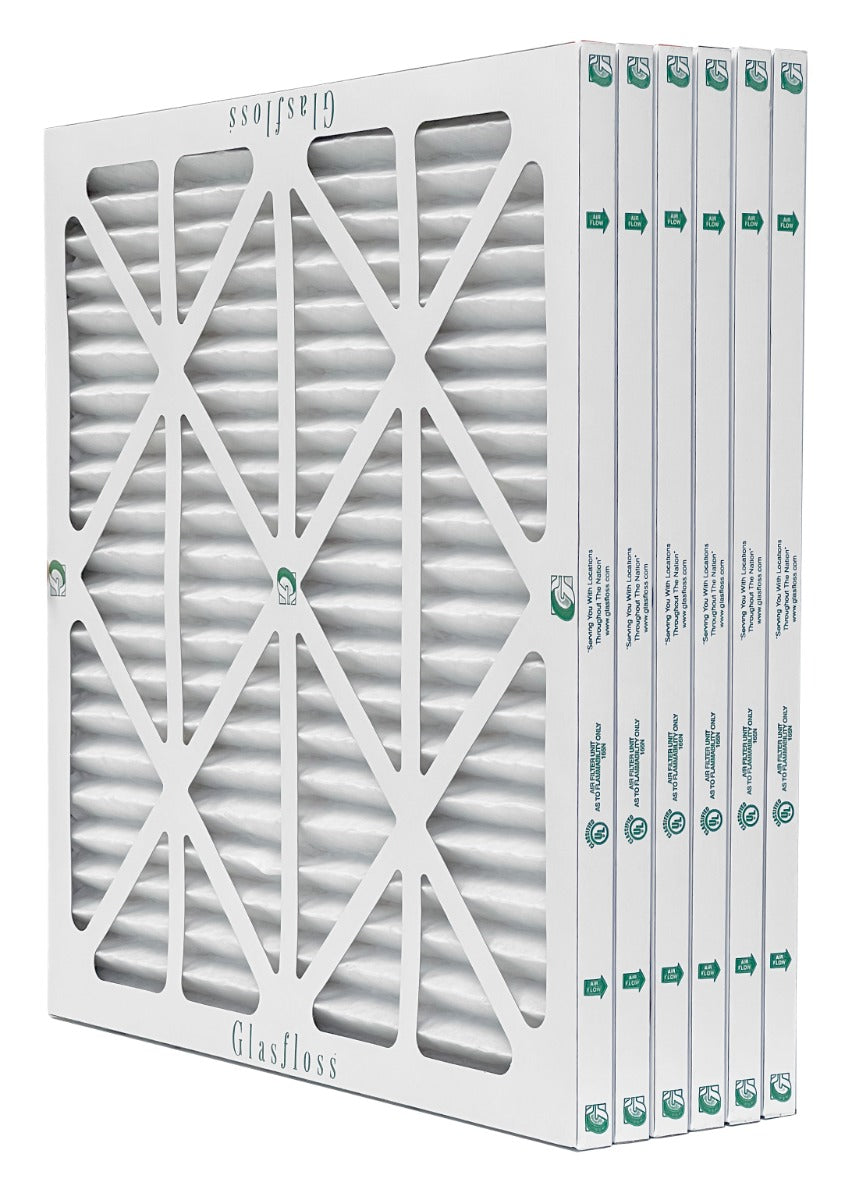 Glasfloss ZLP16251 - 16" x 25" x 1" Z-Line Pleated Air Filter, MERV 10