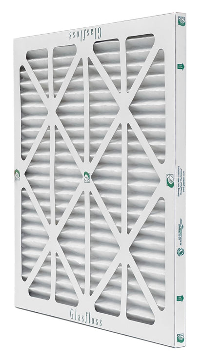 Glasfloss ZLP16251 - 16" x 25" x 1" Z-Line Pleated Air Filter, MERV 10