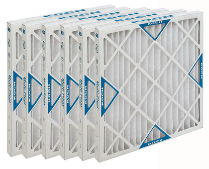 Koch 102-700-006 - 16" x 20" x 1" Pleated Air Filter, MERV 8