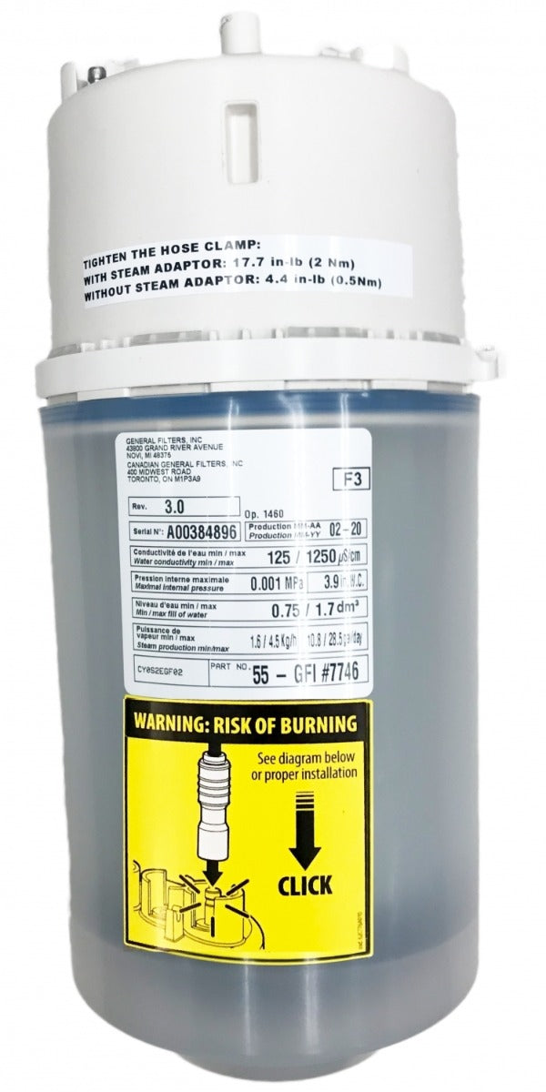 GeneralAire 55 - Replacement Cylinder for GeneralAire Model 5500 Steam Humidifier, GFI # 7746