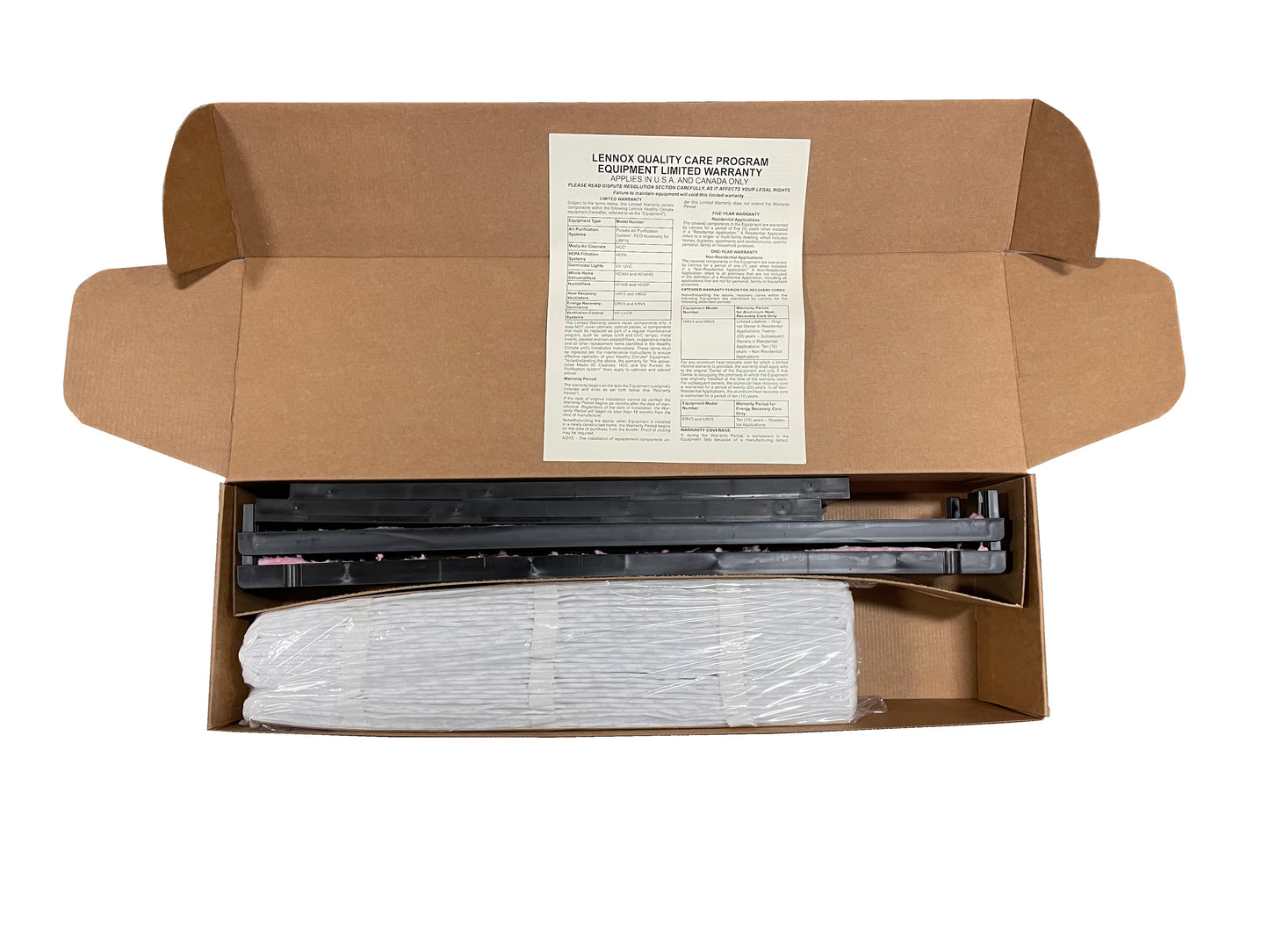 Lennox X8303 - Healthy Climate HCXF16-10 MERV 10 Expandable Filter Kit 16" x 25" x 5" - Includes Filter AND Frame