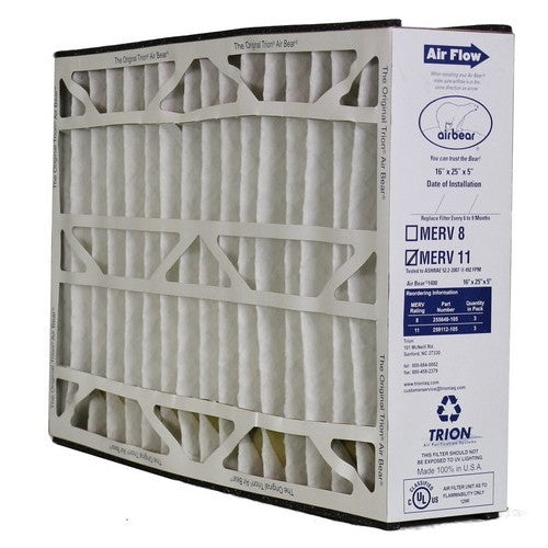 Trion Air Bear 259112-105 - Pleated Air Filter 16"x25"x5" MERV 11