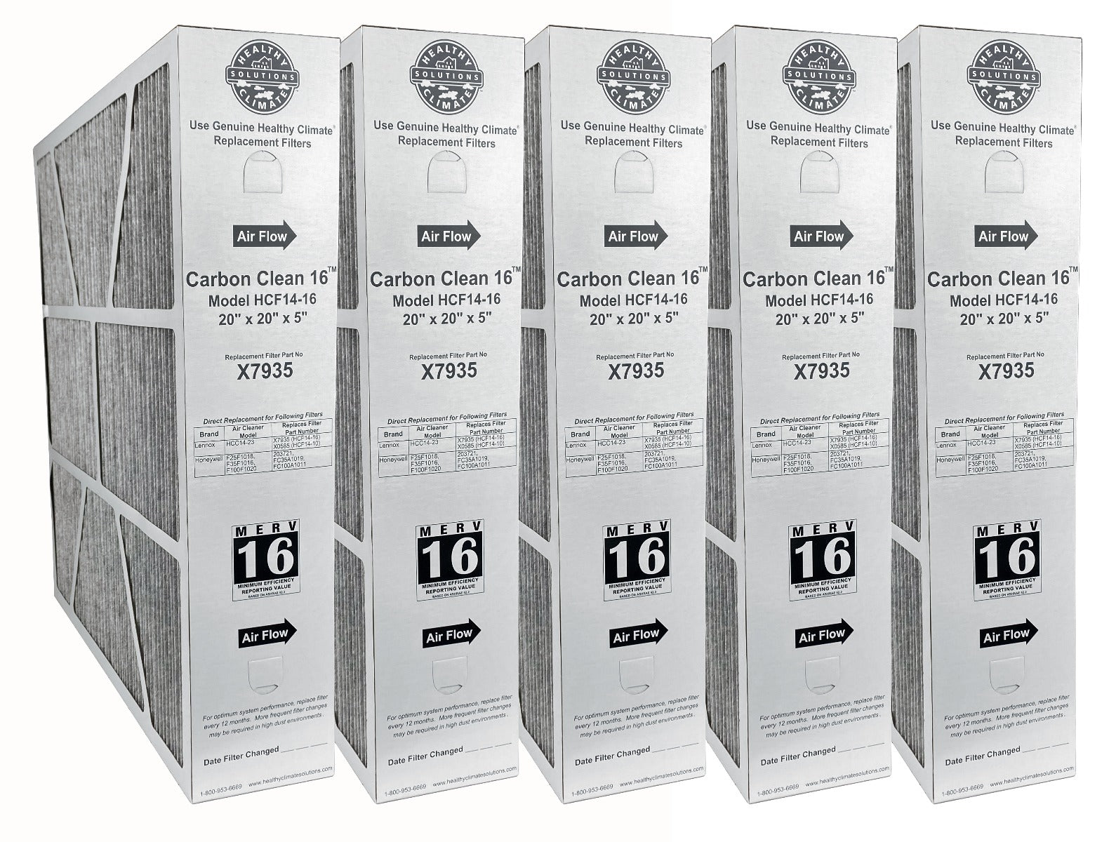 Lowest Price Lennox X7935 HCF14 16 Filter 20x20x5 X7935 DiscountFurnaceFilter